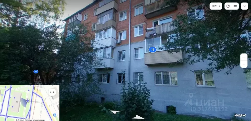 2-к кв. Нижегородская область, Нижний Новгород Корейская ул., 19 (42.0 ... - Фото 1