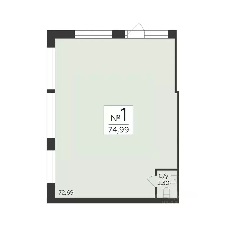 Помещение свободного назначения в Воронежская область, Воронеж ул. ... - Фото 1