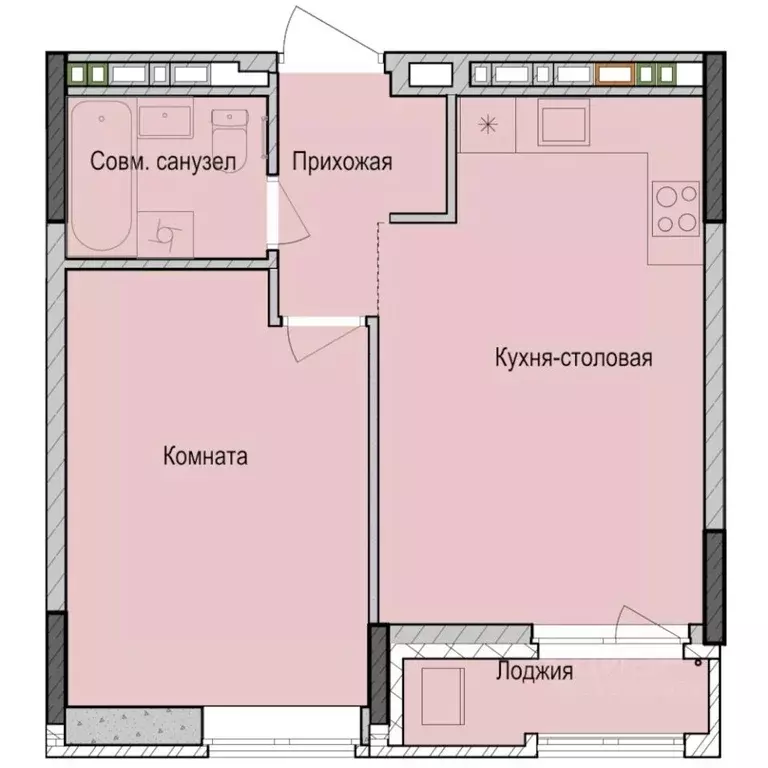 1-к кв. Татарстан, Казань Седьмое Небо жилрайон, Унай жилой комплекс ... - Фото 1