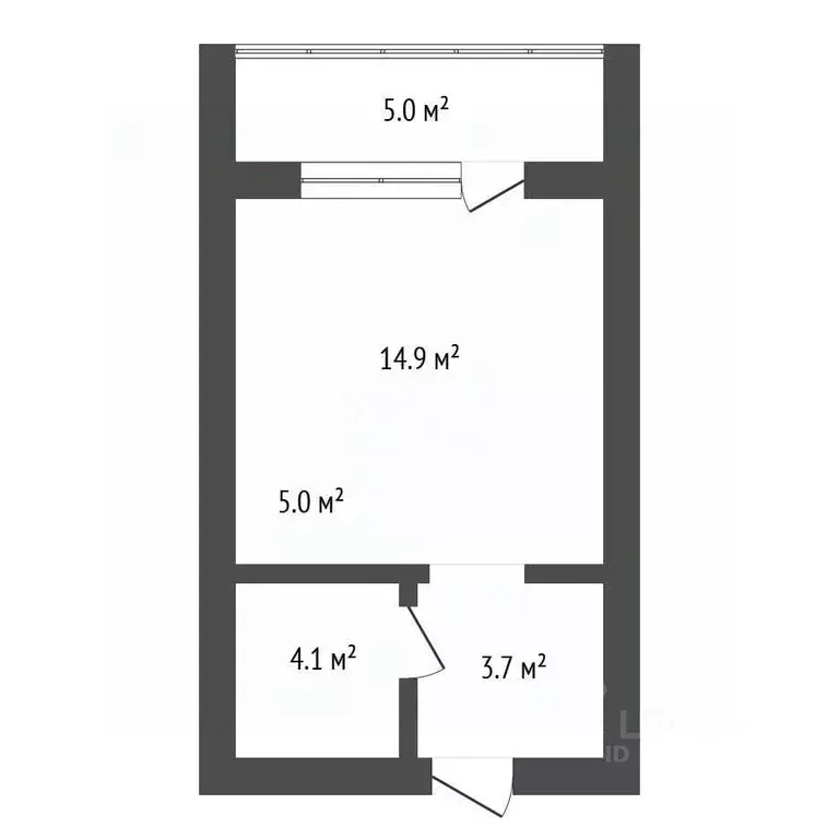 Студия Амурская область, Благовещенский район, с. Чигири ул. ... - Фото 1