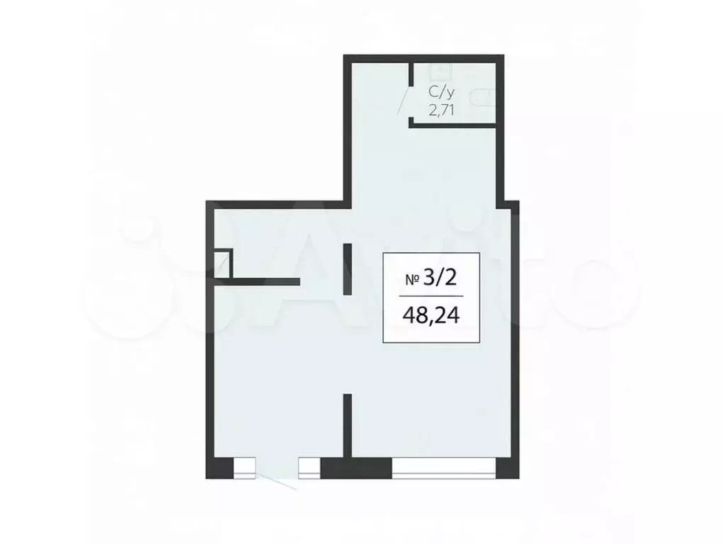 Продам помещение свободного назначения, 48.24 м - Фото 0