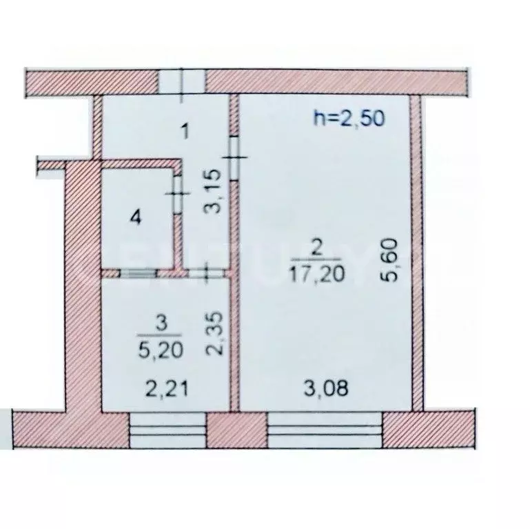 1-к кв. Чувашия, Чебоксары Хевешская ул., 1к1 (28.9 м) - Фото 2