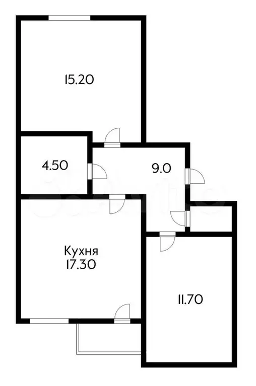 2-к. квартира, 59 м, 6/9 эт. - Фото 0