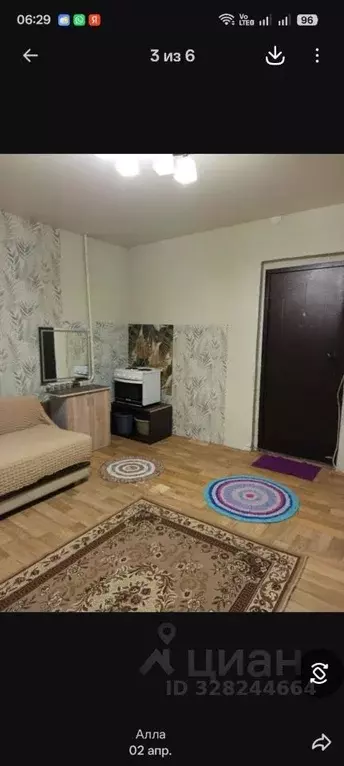 Комната Красноярский край, Красноярск Зеленая Роща мкр, ул. Воронова, ... - Фото 2