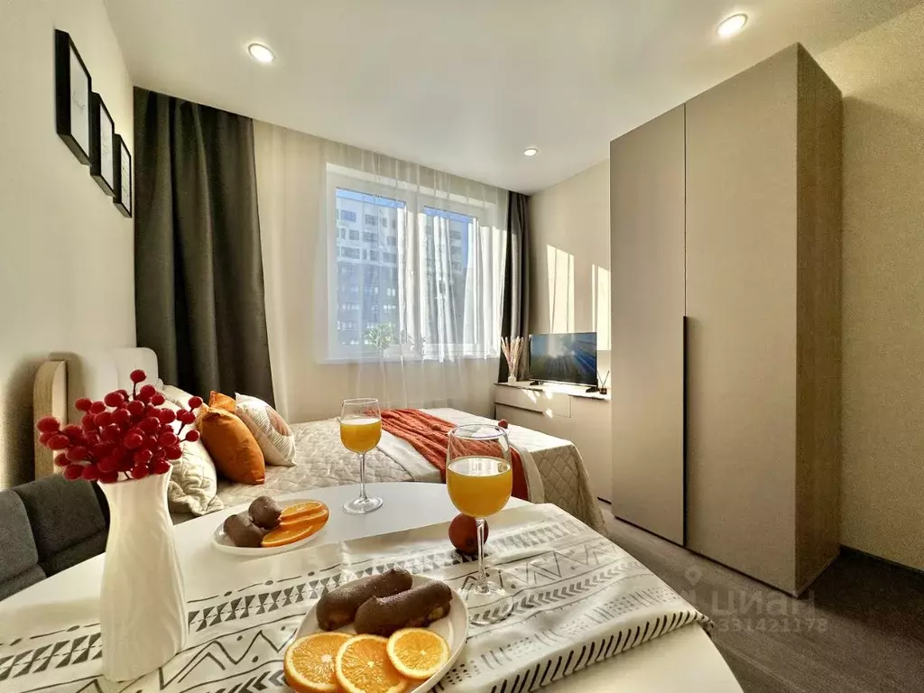 Студия Москва ул. Братьев Гранат, 6 (30.0 м) - Фото 2