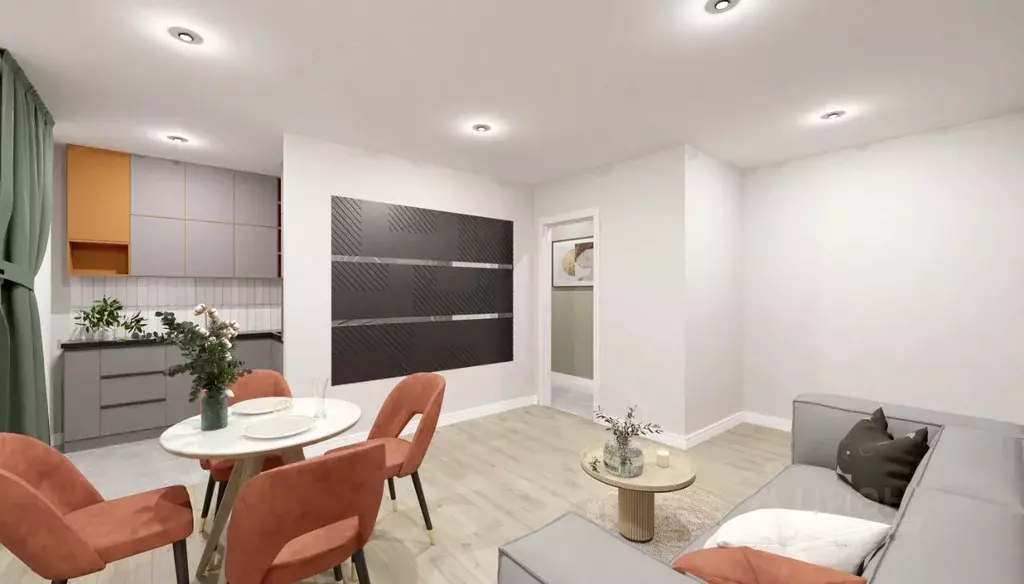 2-к кв. Омская область, Омск ул. 27-я Северная, 1А (45.5 м) - Фото 2