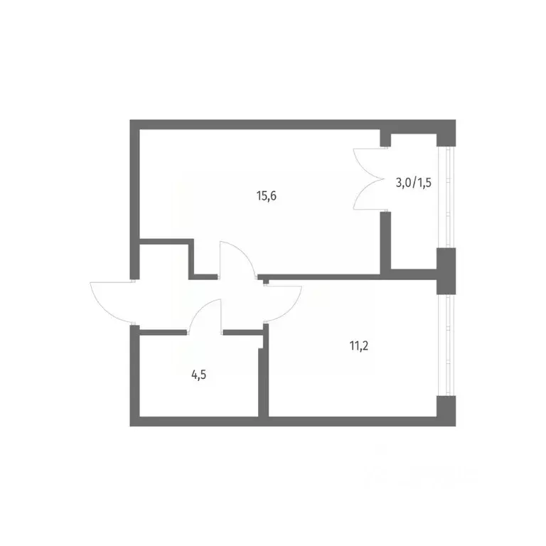 1-к кв. Ленинградская область, Ломоносовский район, Аннинское ... - Фото 1