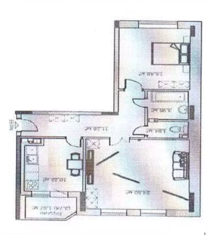 2-комнатная квартира: Казань, улица Годовикова, 1А (68 м) - Фото 1