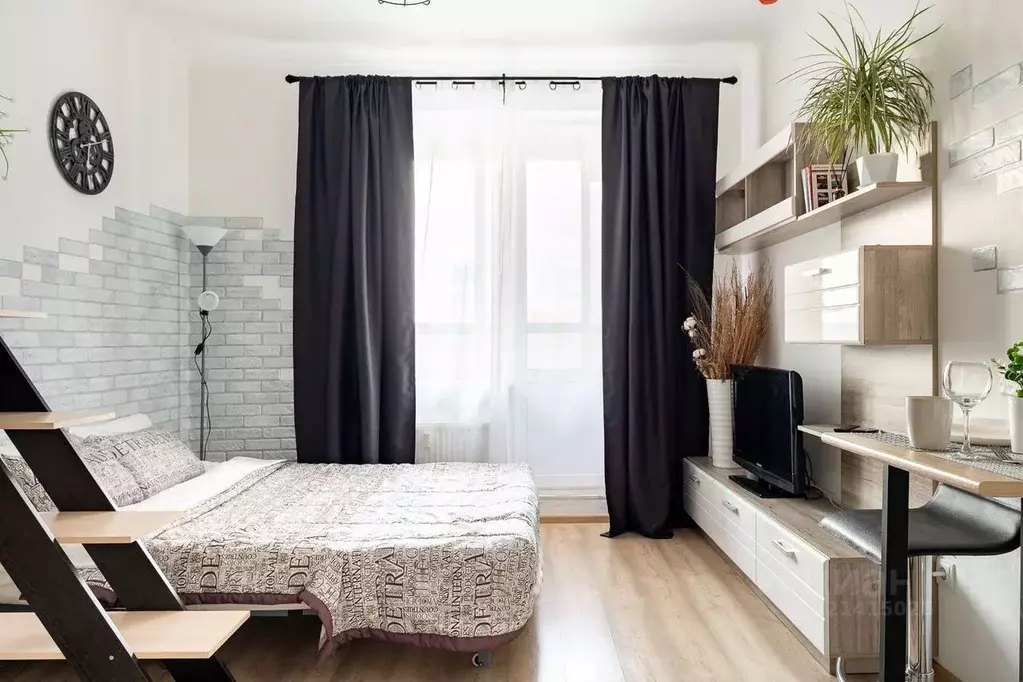 Студия Санкт-Петербург ул. Плесецкая, 14 (25.0 м) - Фото 1