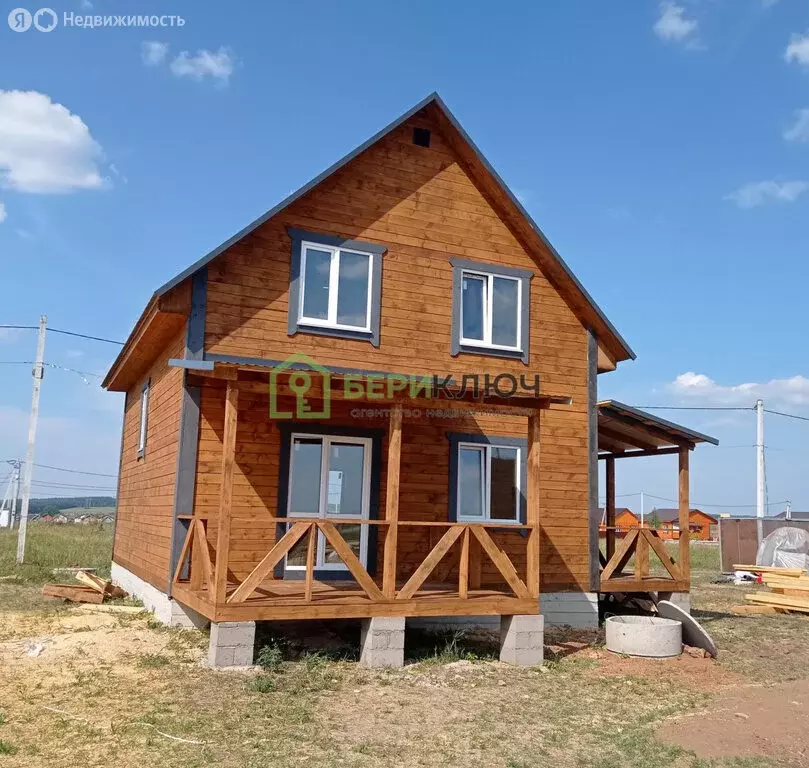 Дом в Иглинский район, Акбердинский сельсовет, село Карамалы (130 м) - Фото 0