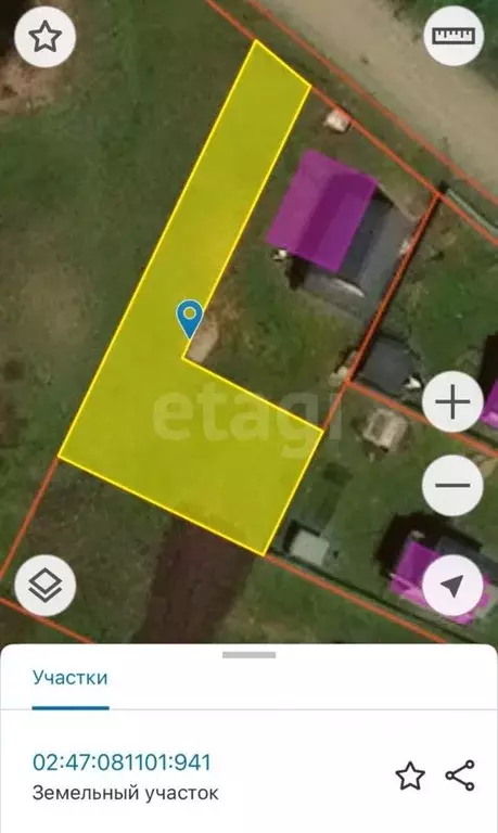 Участок в Башкортостан, Уфимский район, Кирилловский сельсовет, д. ... - Фото 2