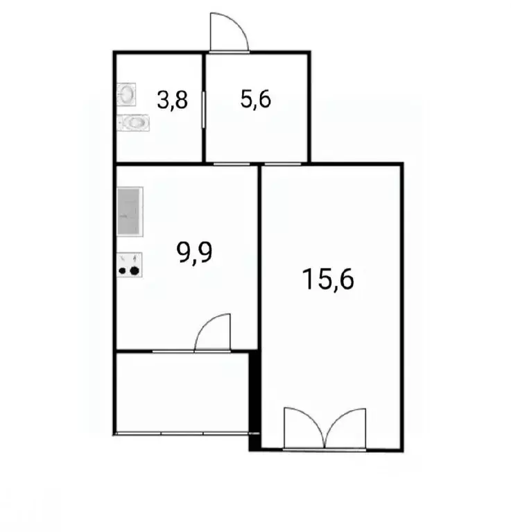 1-к кв. Свердловская область, Екатеринбург ул. Блюхера, 89 (35.8 м) - Фото 0