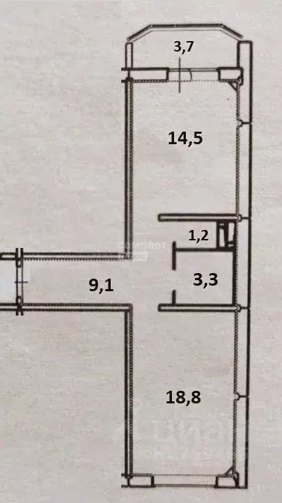 1-к кв. Новосибирская область, Новосибирск ул. Ключ-Камышенское плато, ... - Фото 2