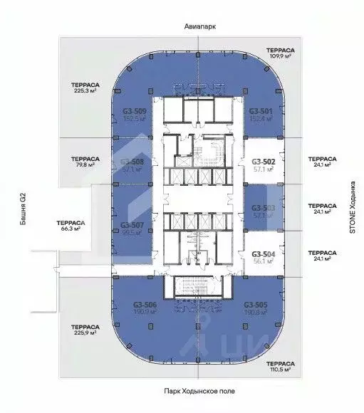 Помещение свободного назначения в Москва Ходынский бул., 20Ас1 (167 м) - Фото 2