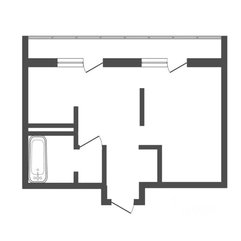 Студия Тюменская область, Тюмень ул. Ю.-Р.Г. Эрвье, 24к1 (30.0 м) - Фото 2