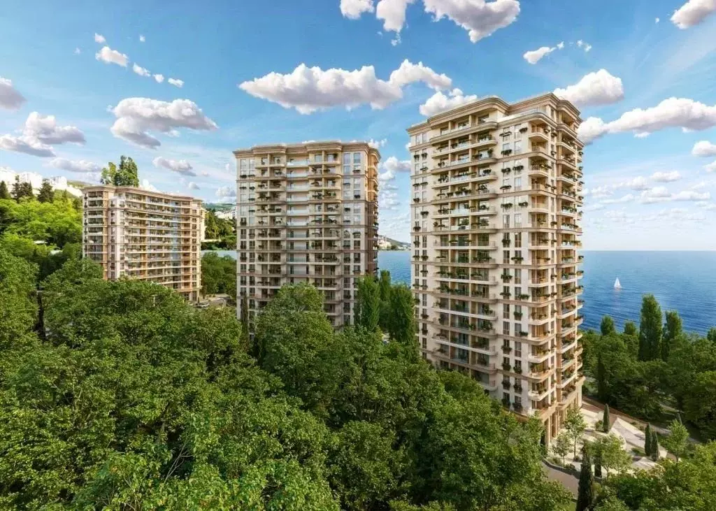 1-к кв. Крым, Ялта муниципальный округ, Кореиз пгт спуск Парковый ... - Фото 2