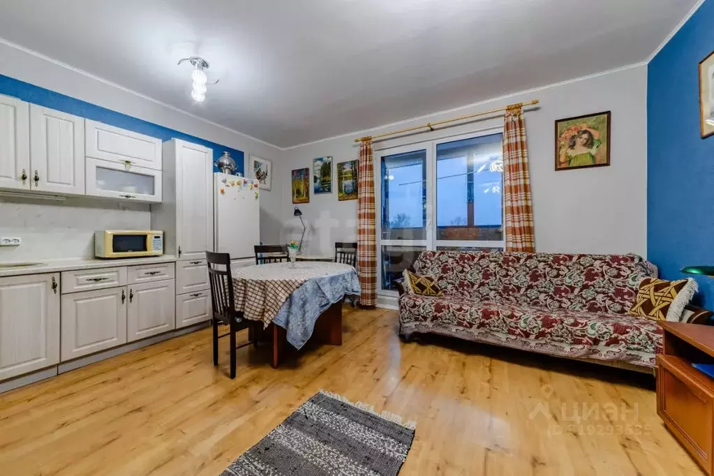 Студия Санкт-Петербург Ковалевская ул., 26 (31.1 м) - Фото 1