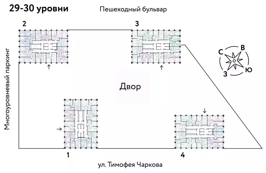 3-к кв. Тюменская область, Тюмень ул. Тимофея Чаркова, 93 (59.34 м) - Фото 1