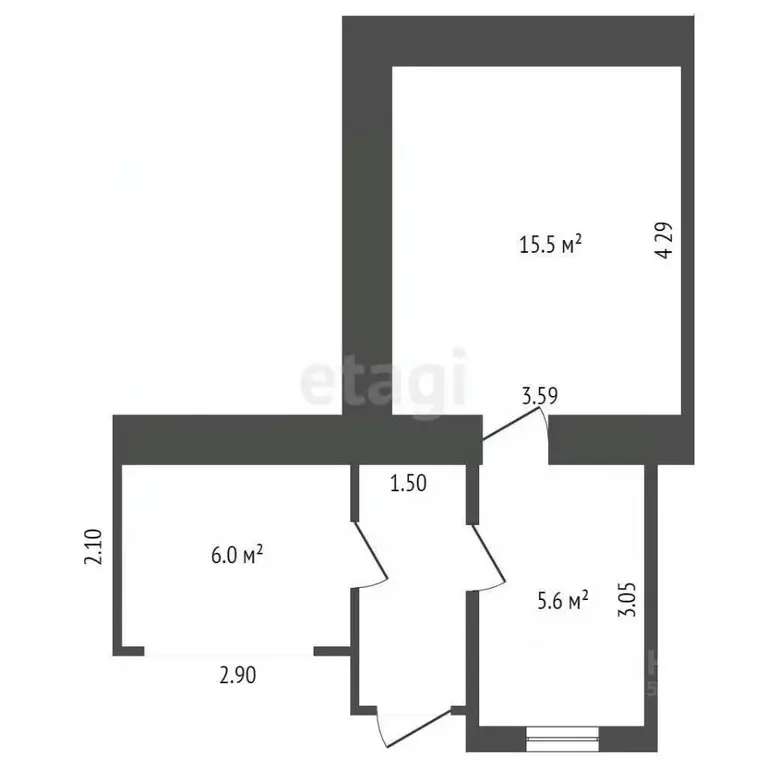 1-к кв. Крым, Симферополь ул. Ленина (30.7 м) - Фото 1