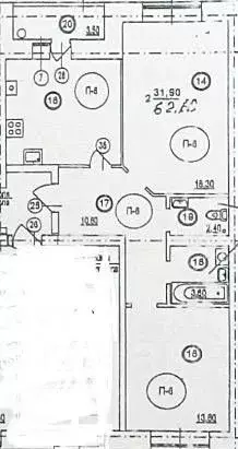 2-к кв. Рязанская область, Рязань ул. Баженова, 34 (62.0 м) - Фото 2