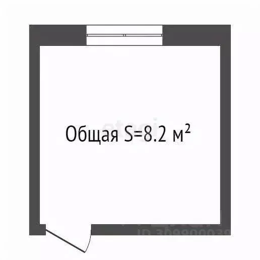 Комната Новосибирская область, Новосибирск Кубовая ул., 105/1 (8.2 м) - Фото 1