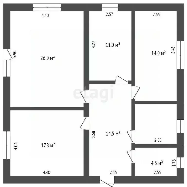 Дом в Крым, Евпатория ул. Вишневая, 17 (129 м) - Фото 2