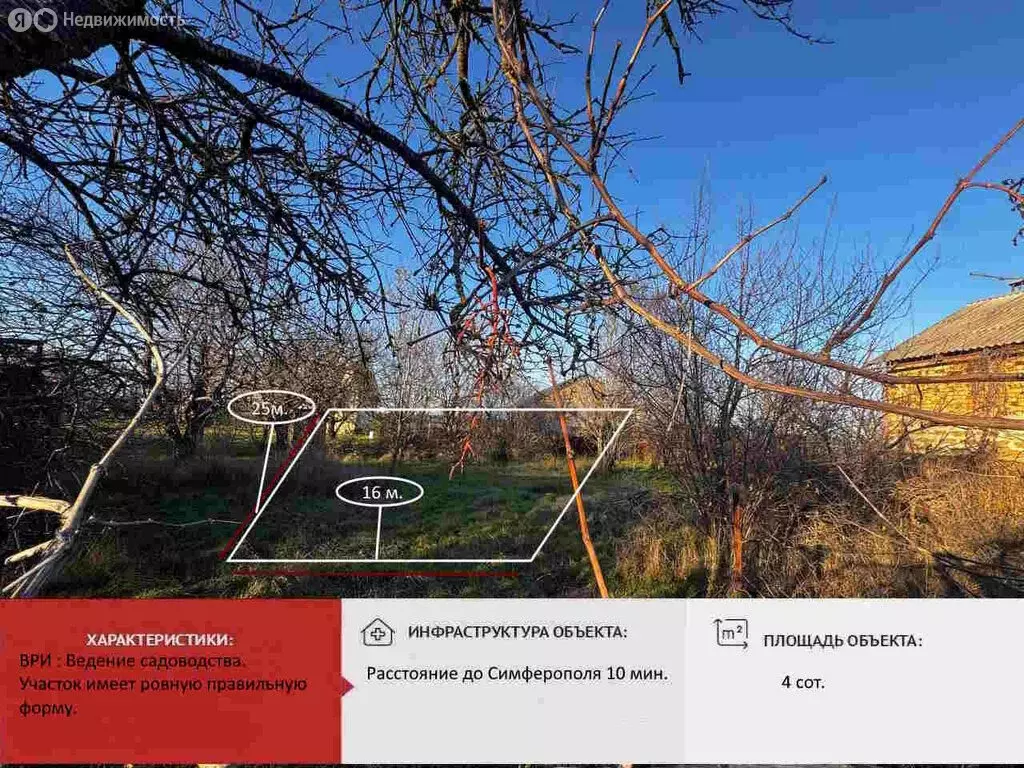 Участок в Трудовое, СПК Здоровье (4 м) - Фото 2