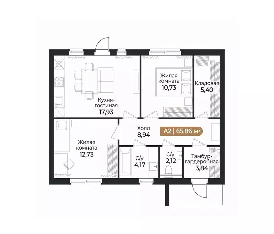 Таунхаус в Ленинградская область, Всеволожск ш. Южное (69 м) - Фото 0
