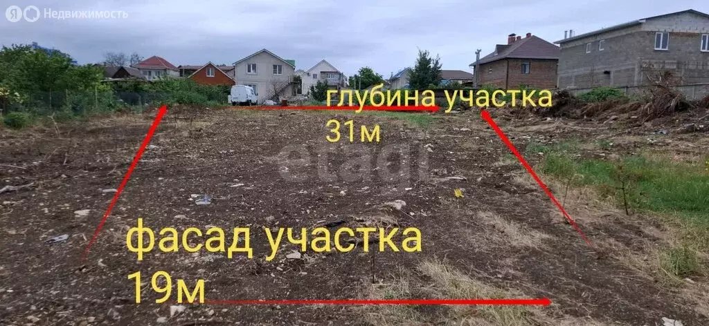 Участок в станица Анапская, Набережная улица (6.5 м) - Фото 1