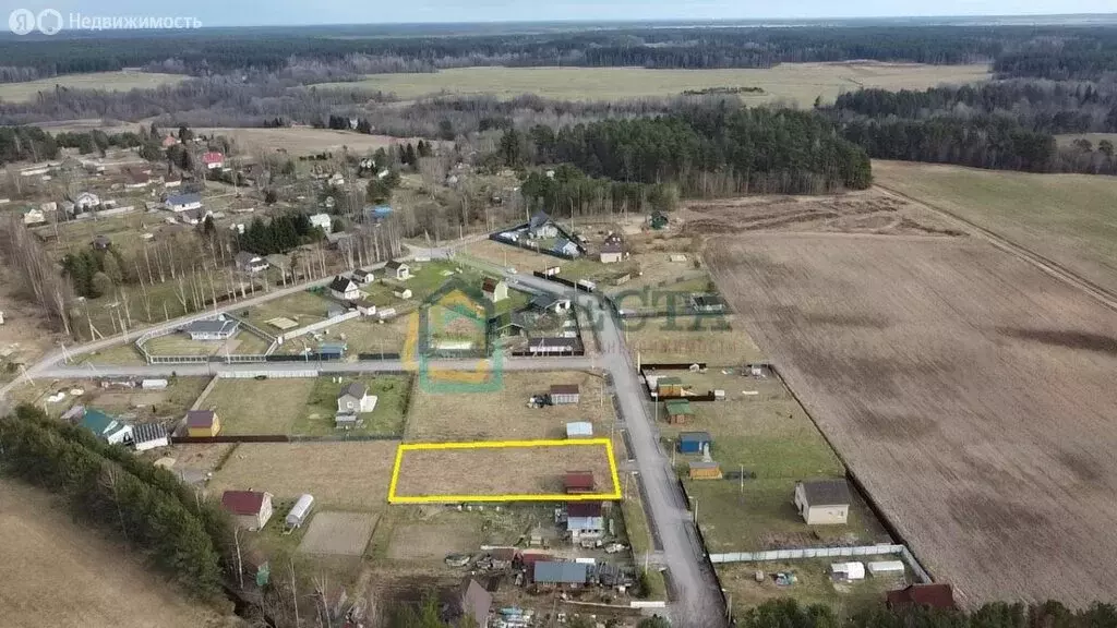 Участок в посёлок Денисово, Песочная улица (12 м) - Фото 1