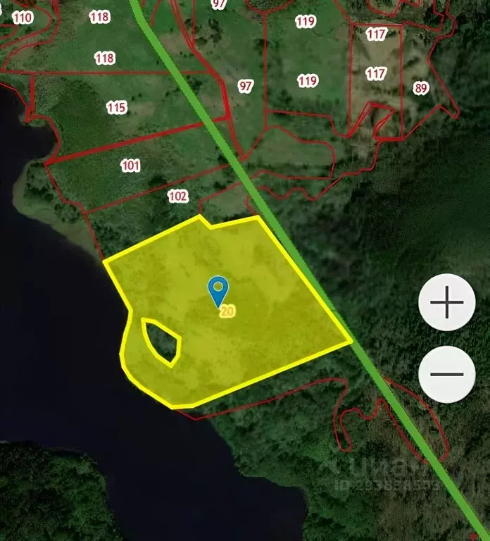 Участок в Новгородская область, Валдайский район, Короцкое с/пос  ... - Фото 2