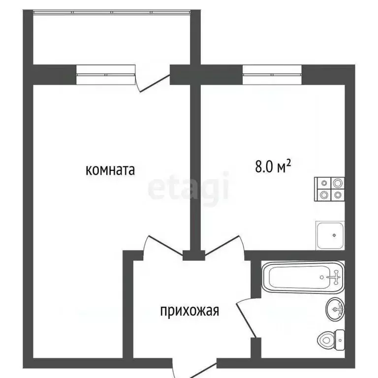 1-к кв. Ярославская область, Ярославль Липовая Гора жилрайон, ул. ... - Фото 2
