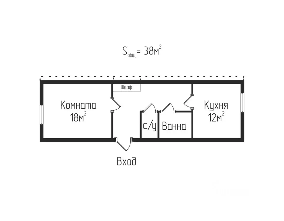 1-к кв. Ярославская область, Ярославль просп. Фрунзе, 63 (38.0 м) - Фото 1