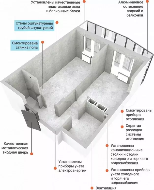 1-к. квартира, 42 м, 8/23 эт. - Фото 0