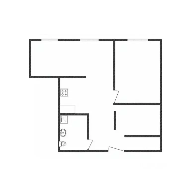1-к кв. Белгородская область, Белгород Парковая ул., 11 (41.8 м) - Фото 2