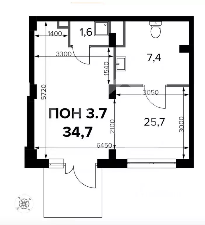 Помещение свободного назначения в Москва Ленинградское ш., 228к6 (35 ... - Фото 2