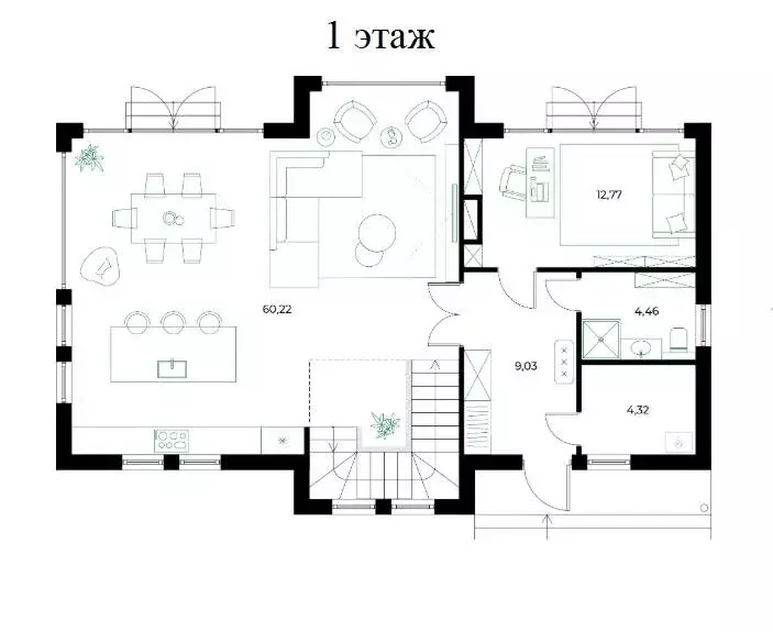 Дом в деревня Булатово, КП Резиденция Булатово, 180 (180 м) - Фото 1