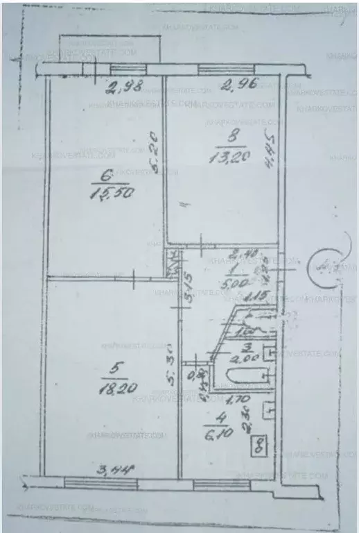 3-к кв. Краснодарский край, Новороссийск ул. Серова, 21 (63.9 м) - Фото 1