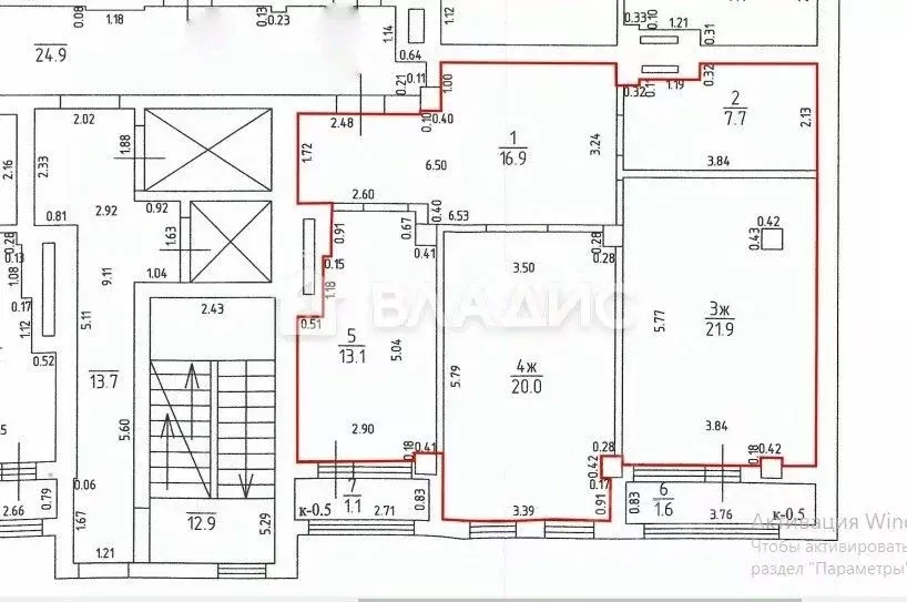 2-к кв. Калининградская область, Калининград ул. Гайдара, 122 (83.0 м) - Фото 1