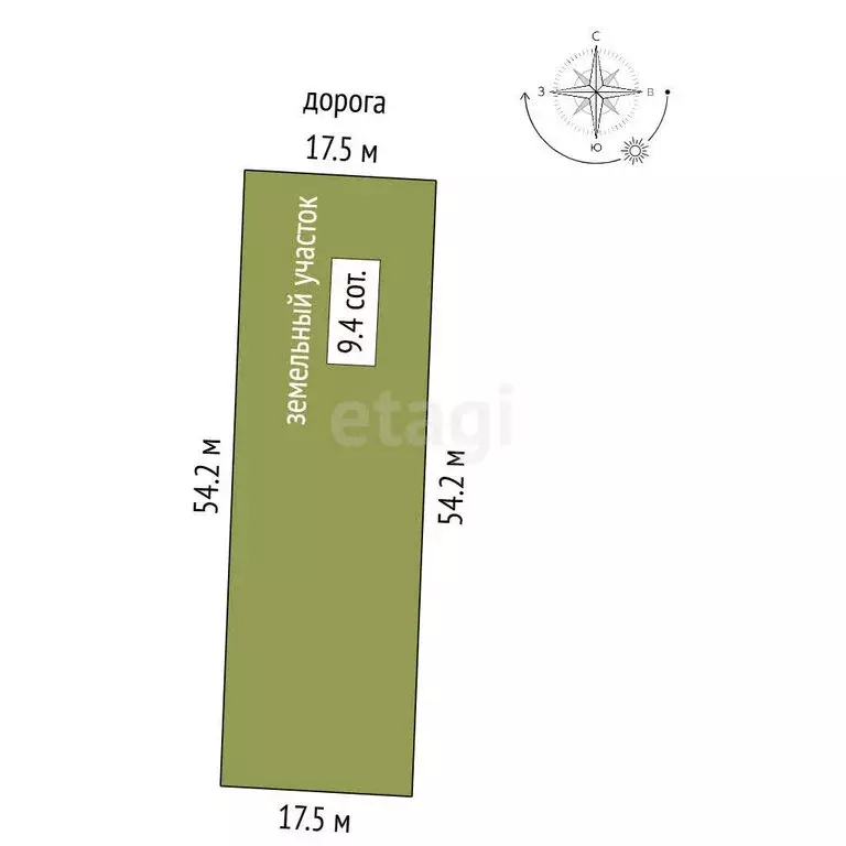 Участок в Феодосия, Казацкий переулок, 15 (9.39 м) - Фото 1