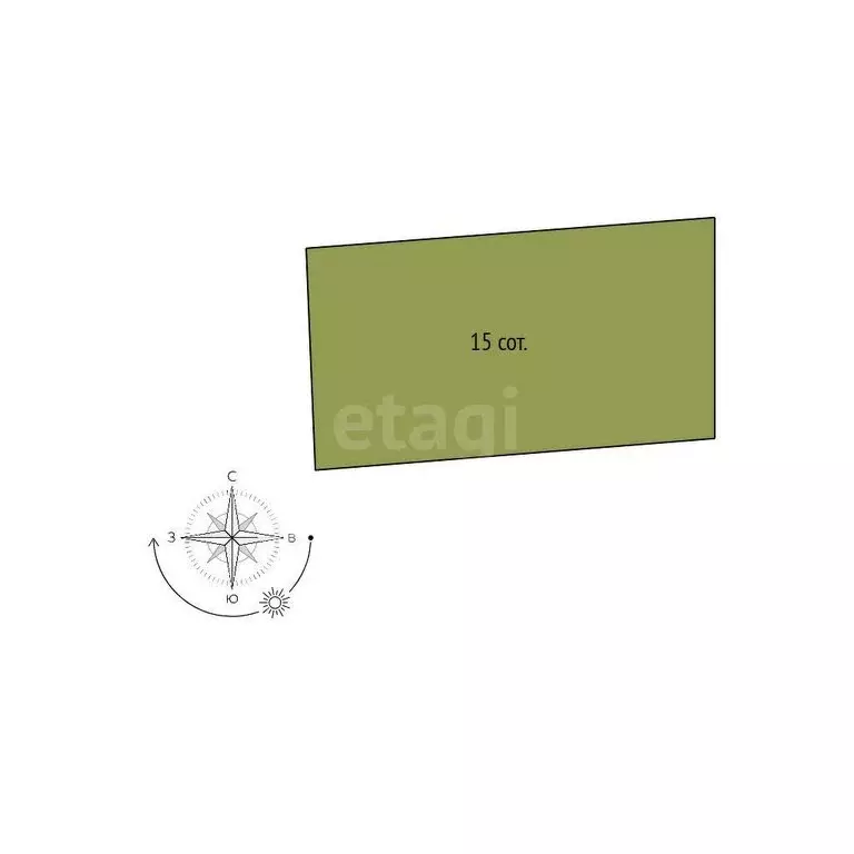 Участок в Белгород, Триумфальная улица (15 м) - Фото 1