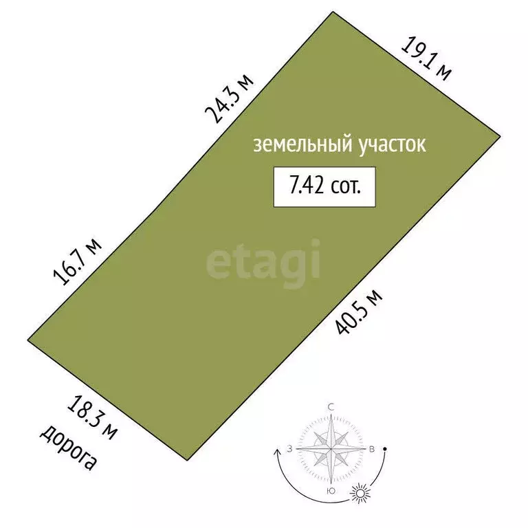 Участок в Тюмень, садовое товарищество Корабельщик, Горизонтная улица ... - Фото 1
