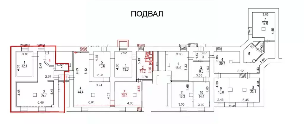 Помещение свободного назначения в Москва Студенческая ул., 28к1 (57 м) - Фото 2