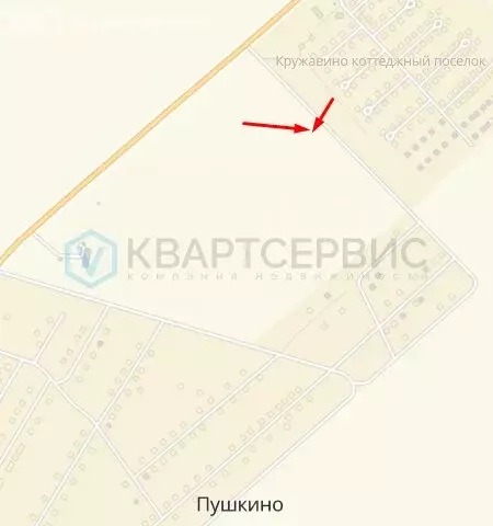 Участок в село Пушкино, Степная улица (11 м) - Фото 1
