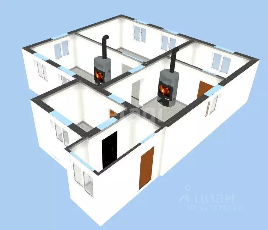 Дом в Амурская область, Белогорск пер. Стрелка, 11 (46 м) - Фото 1