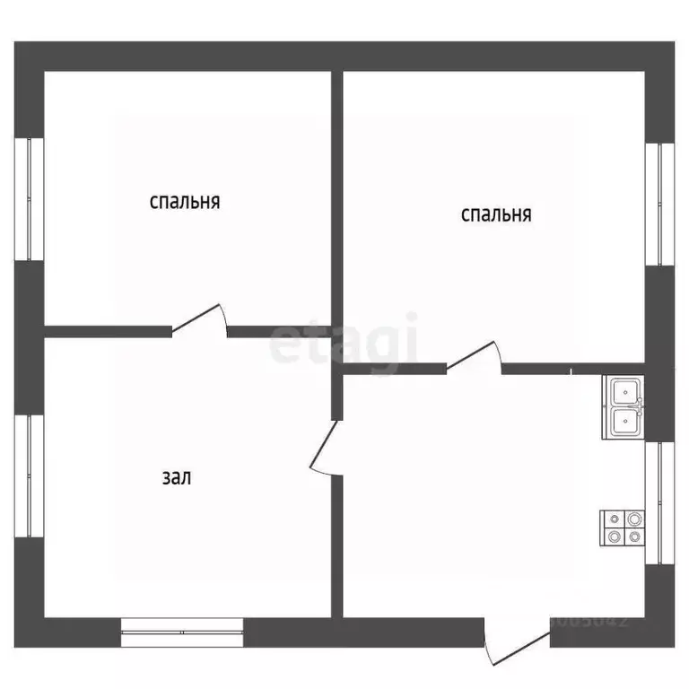 Дом в Забайкальский край, Читинский район, Новокукинское с/пос, пос. ... - Фото 2