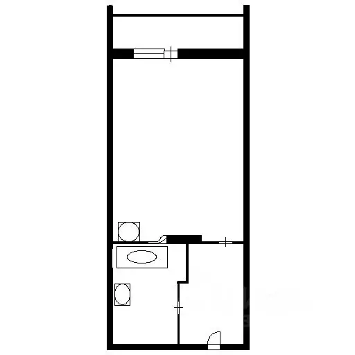 1-к кв. Новосибирская область, Новосибирск ул. Виктора Уса, 13 (22.0 ... - Фото 2