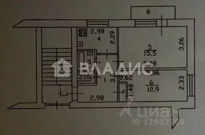 2-к кв. Пензенская область, Пенза просп. Победы, 12 (42.7 м) - Фото 1