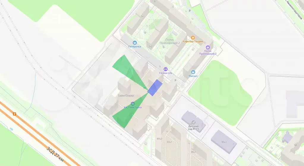 2-к. квартира, 65 м, 8/13 эт. - Фото 1