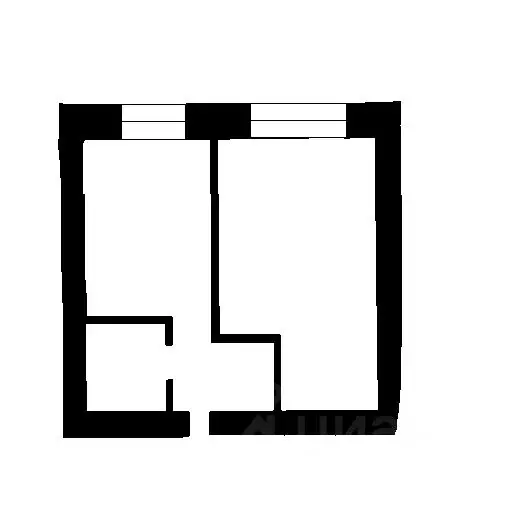 1-к кв. Санкт-Петербург пос. Шушары, Ленсоветовский тер., 27 (29.0 м) - Фото 2